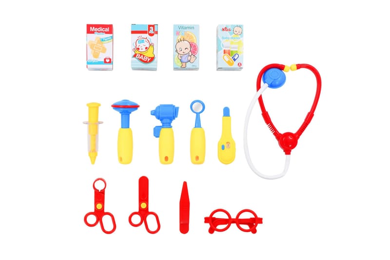 Doktorsleksak för barn 15 delar 38x30x67,5 cm - Flerfärgad - Barn & bebis - Barnrumsinredning & leksaker - Leksaker - Babyleksaker