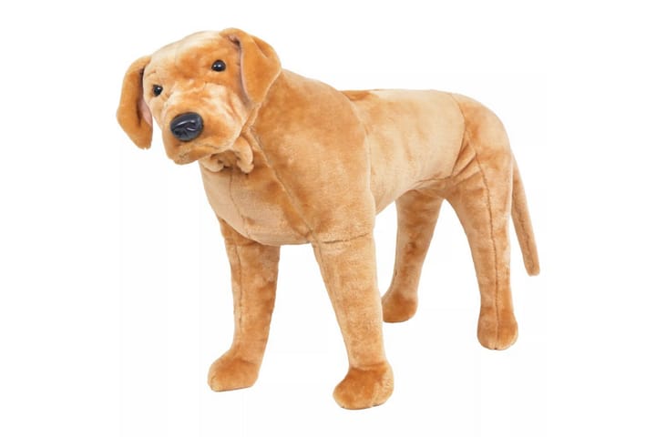 Stående leksakshund labrador ljusbrun XXL - Ljusbrun - Barn & bebis - Barnrumsinredning & leksaker - Leksaker - Mjukleksaker & gosedjur