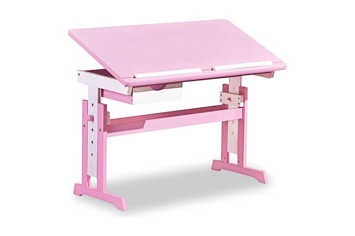 BEPPO Skrivbord Barn Rosa/Vit - Rosa/Vit - Barn & bebis - Barnmöbler - Barnbord