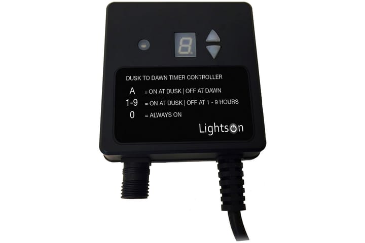 Ljussensor/timer max 150W IP44 - Lightson - Belysning - Belysningstillbehör