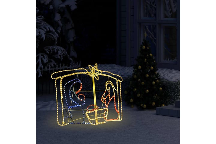 Juldekoration julspel 240 LED 116x41x87 cm - Flerfärgad - Belysning - Julbelysning