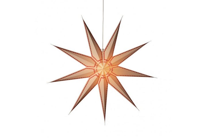 Konstsmide Pappersstjärna 115cm vit/röd - Konstsmide - Belysning - Julbelysning