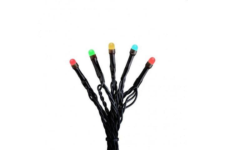 Konstsmide Slinga 120 färgade LED Svart - Konstsmide - Utemöbler - Balkong - Balkongbelysning