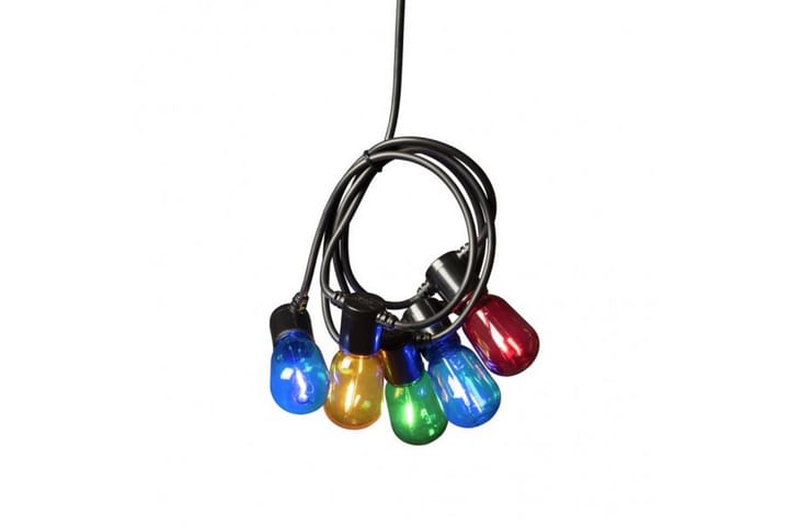 Konstsmide Slinga E14 40 färg ovala LED Flerfärgad