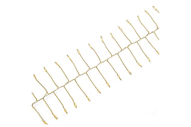 Konstsmide Slinga microcluster amber LED Guld