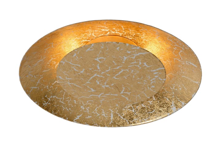 FOSKAL Bordslampa LED 22 cm Rund Mässing/Guld