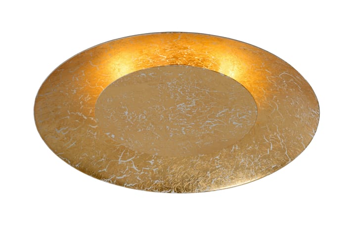 FOSKAL Bordslampa LED 35 cm Rund Mässing/Guld