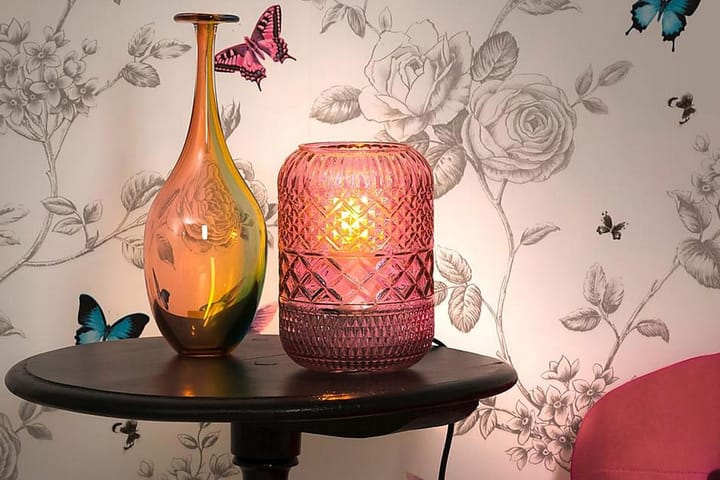 MINNA Bordslampa Rosa/Glas - Aneta Lighting - Belysning - Inomhusbelysning & lampor - Bordslampor & bordsbelysning