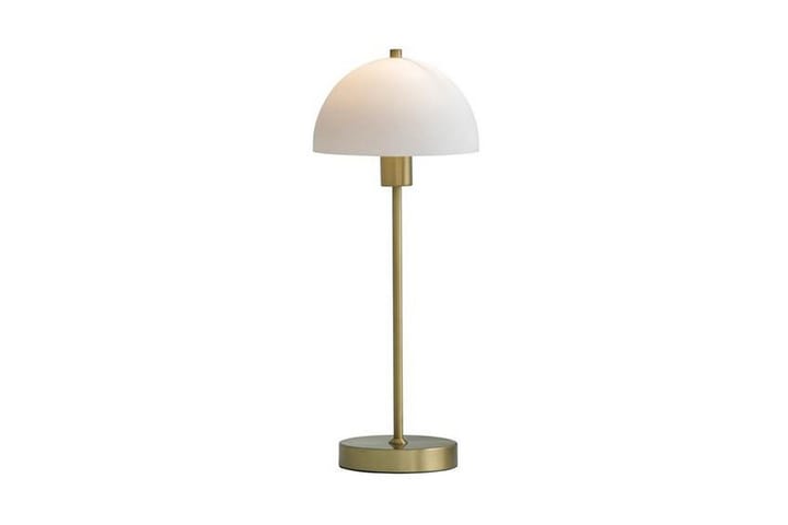 VIENDA Bordslampa 20 Rund Vit/Mässing - Herstal - Belysning - Inomhusbelysning & lampor - Bordslampor & bordsbelysning