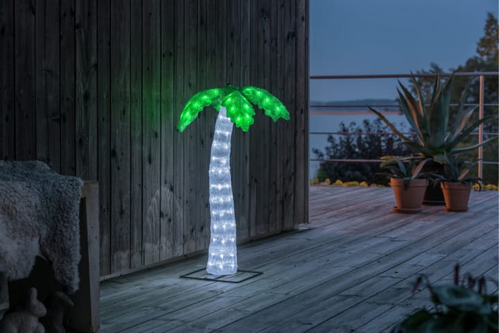 Konstsmide Palm akryl 75cm LED Transparent - Konstsmide - Belysning - Inomhusbelysning & lampor - Dekorationsbelysning - Dekorationsbelysning djur & figurer