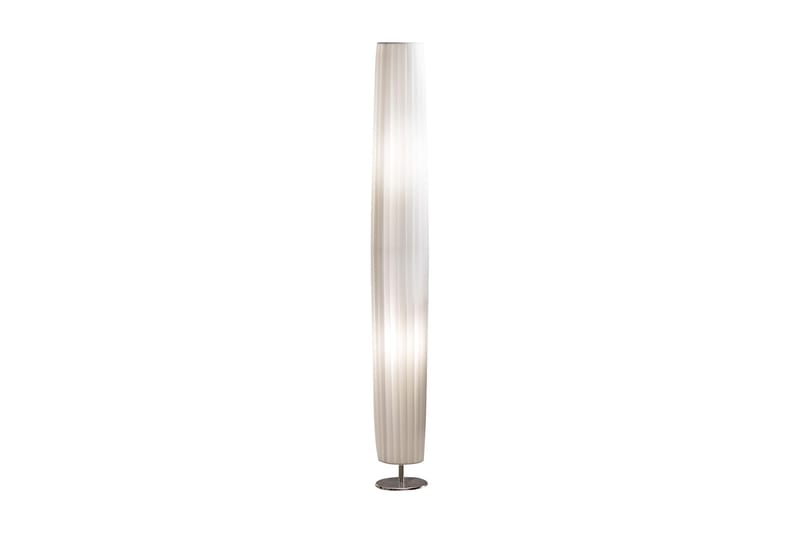 Golvlampa 120 cm round white, chrome, latex - Belysning - Inomhusbelysning & lampor - Golvlampor & golvbelysning