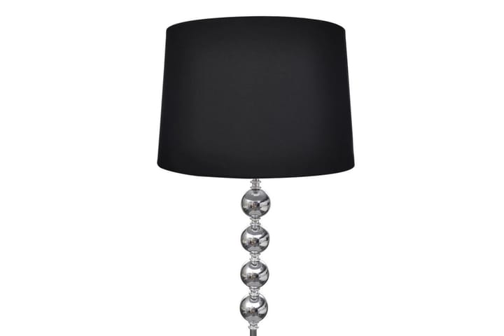 Golvlampa med högt stativ och lampskärm svart - Svart - Belysning - Inomhusbelysning & lampor - Golvlampor & golvbelysning