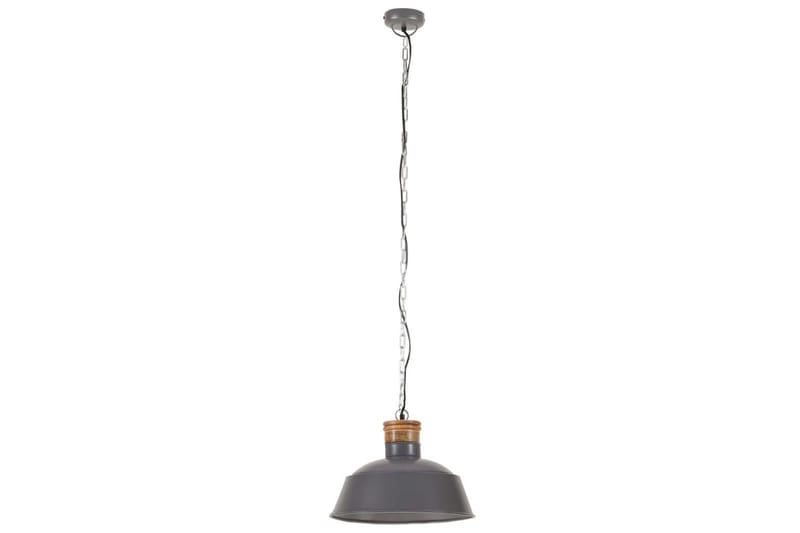 Hänglampa industriell 42 cm grå E27 - Grå - Belysning - Inomhusbelysning & lampor - Taklampor & takbelysning - Kökslampa & pendellampa