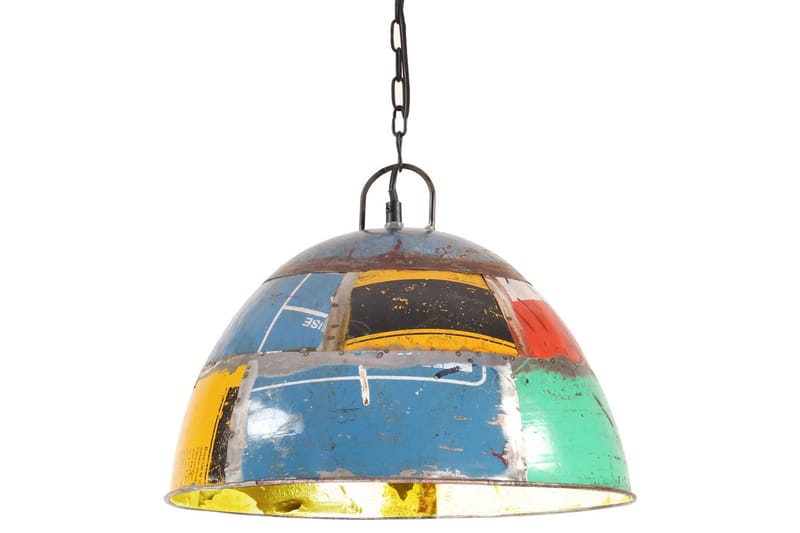 Hänglampa industriell vintage 25 W flerfärgad rund 41 cm E27 - Flerfärgad - Belysning - Inomhusbelysning & lampor - Taklampor & takbelysning - Kökslampa & pendellampa