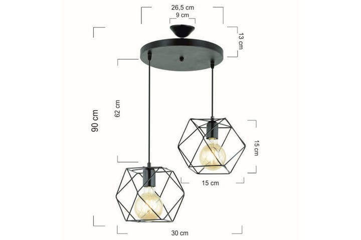 Homemania Pendant Lampa - Homemania - Belysning - Inomhusbelysning & lampor - Taklampor & takbelysning - Kökslampa & pendellampa