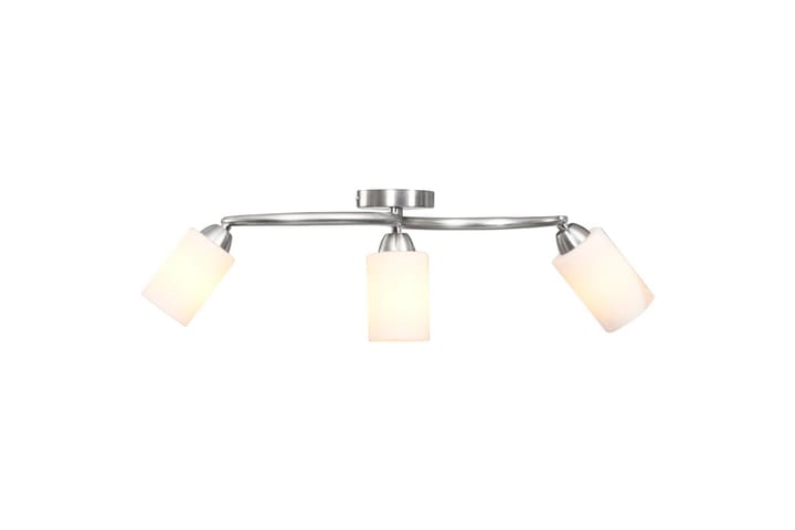 Taklampa med keramikskärmar för 3 E14-lampor vit kon - Vit - Belysning - Inomhusbelysning & lampor - Taklampor & takbelysning - Kökslampa & pendellampa