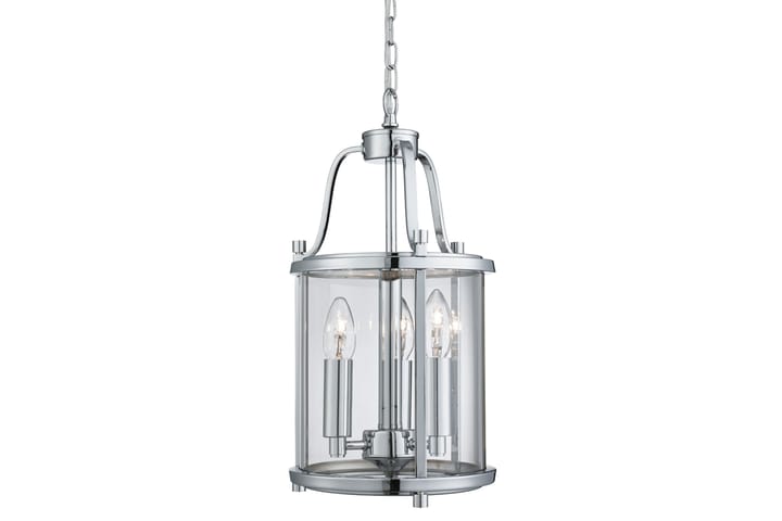 VICTORIAN Lantern 3L Krom/Glas - Searchlight - Belysning - Inomhusbelysning & lampor - Taklampor & takbelysning - Kökslampa & pendellampa