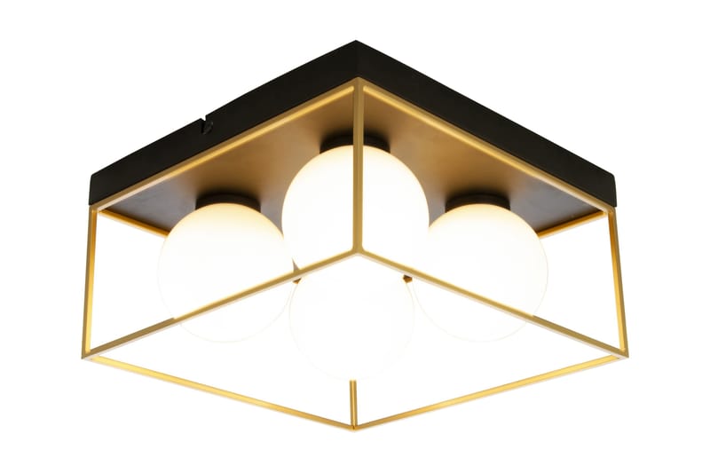 ASTRO plafond liten, svart/guld/opal - Aneta Lightning - Belysning - Inomhusbelysning & lampor - Taklampor & takbelysning - Plafond