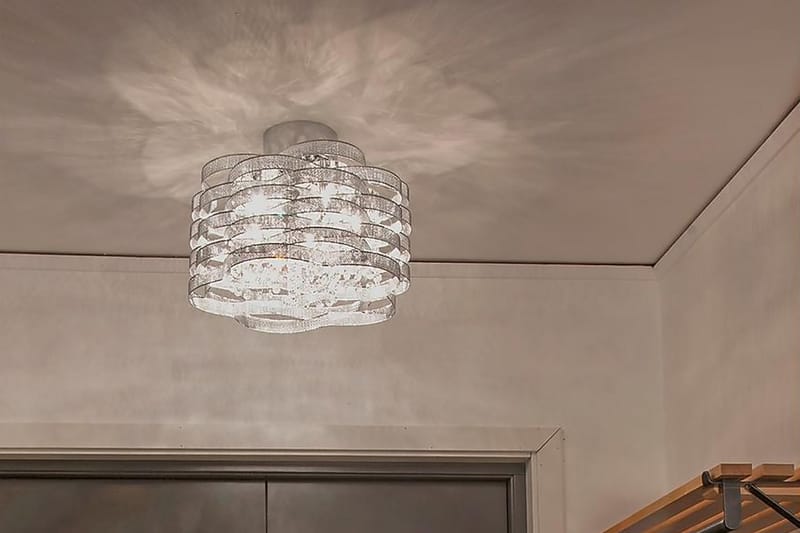 ELEKTRA Plafond LED-belysning Krom