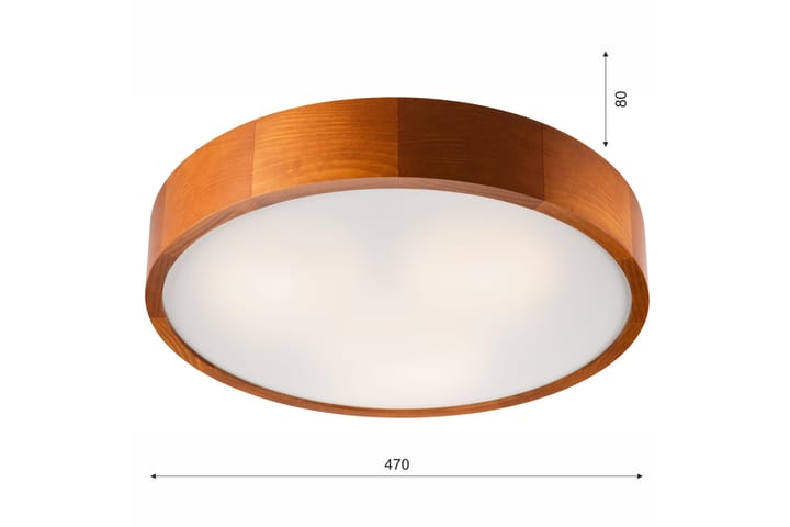 ENECO Plafond 47 cm Rustik - Belysning - Inomhusbelysning & lampor - Taklampor & takbelysning - Plafond