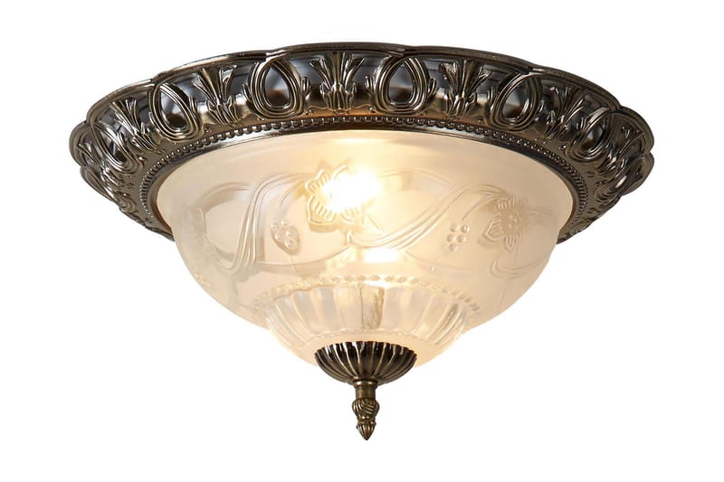 FLUSH Ant/Brass/Glas - Searchlight - Belysning - Inomhusbelysning & lampor - Taklampor & takbelysning - Plafond