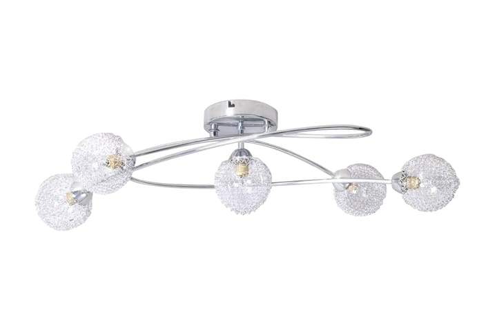 Taklampa med trådskärm för 5 G9-glödlampor - Transparent - Belysning - Inomhusbelysning & lampor - Taklampor & takbelysning - Plafond