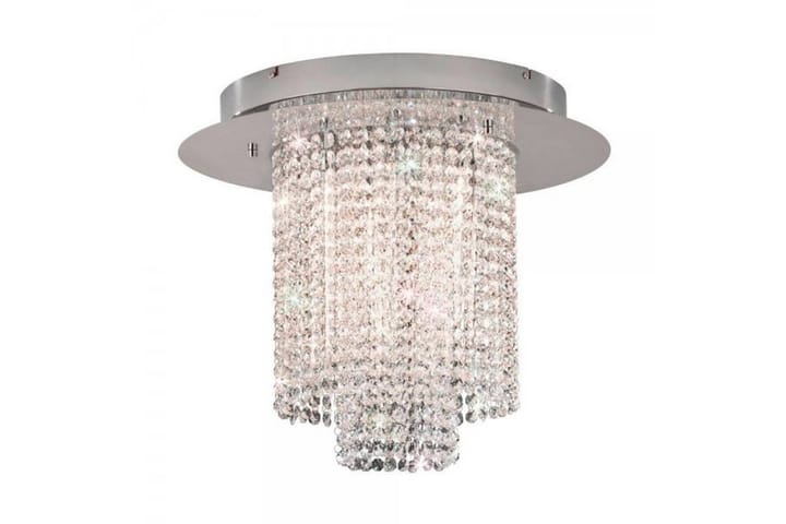 VILALONES Plafond Rund LED 50 10 Lampor Krom/Kristall - Eglo - Belysning - Inomhusbelysning & lampor - Taklampor & takbelysning - Plafond