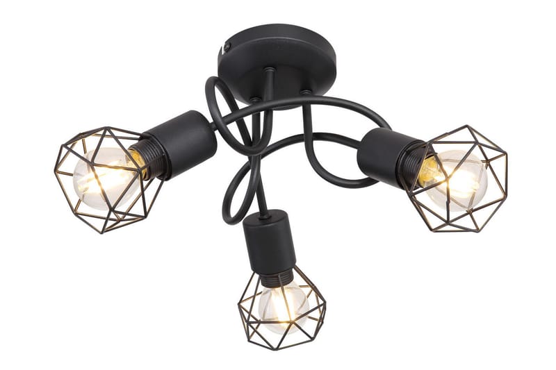 XARA Plafond 3 Lampor Svart - Globo Lighting - Belysning - Inomhusbelysning & lampor - Taklampor & takbelysning - Plafond