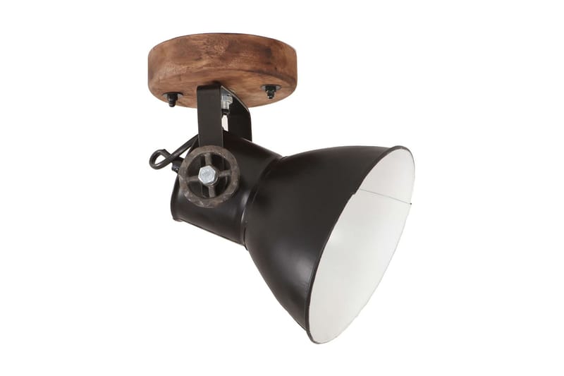 Industriell vägglampa/taklampa 2 st svart 20x25 cm E27 - Svart - Belysning - Inomhusbelysning & lampor - Vägglampor & väggbelysning