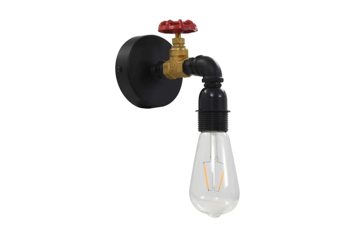 Vägglampa krandesign svart E27 - Svart - Belysning - Inomhusbelysning & lampor - Vägglampor & väggbelysning