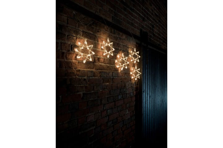 Konstsmide Stjärnor 5st akryl LED Transparent - Konstsmide - Belysning - Inomhusbelysning & lampor - Dekorationsbelysning - Ljusnät