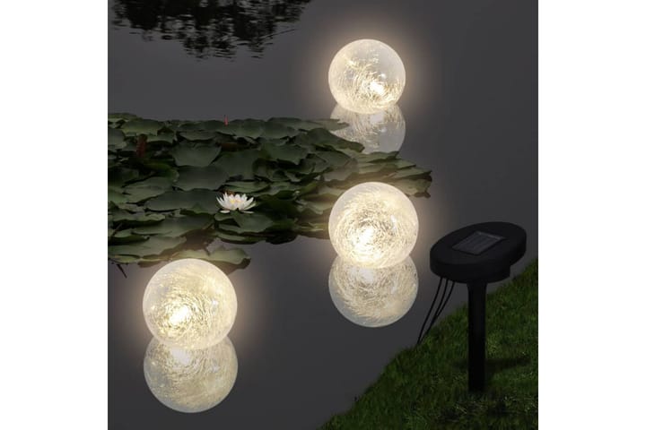 Flytande lampor 6 st LED för damm och pool - Vit - Belysning - Utomhusbelysning - Poolbelysning