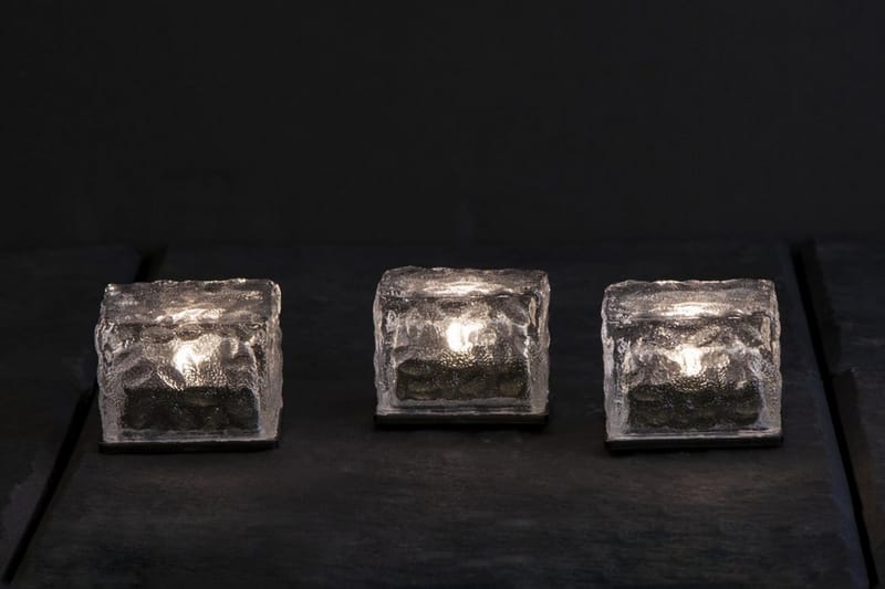 Icecube solcellsljus 3-pack - Star Trading - Belysning - Utomhusbelysning - Solcellslampa & solcellsbelysning