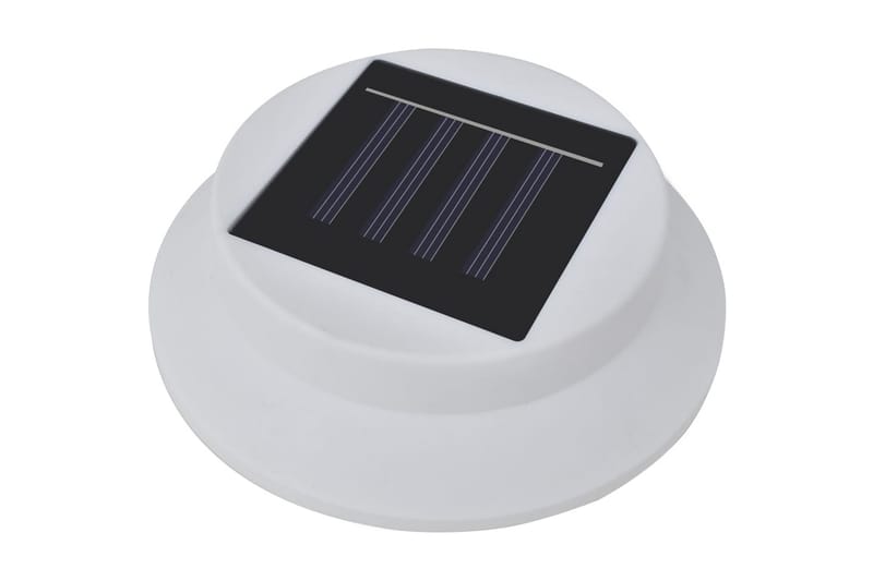 Solcellslampor för staket 12 st LED vit - Vit - Belysning - Utomhusbelysning - Solcellslampa & solcellsbelysning