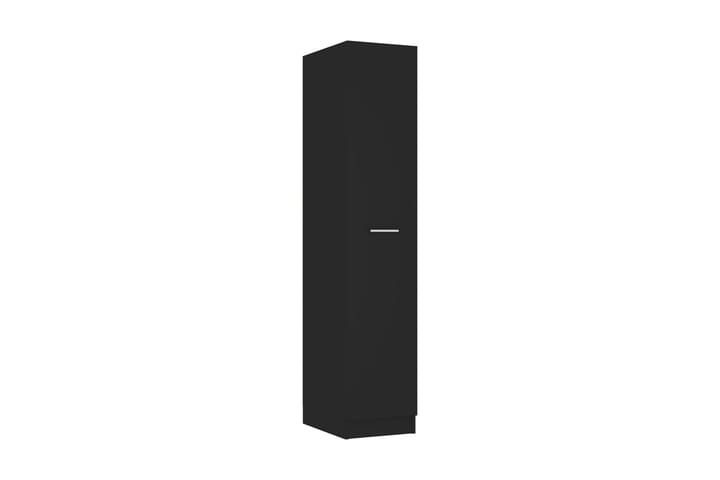 Apoteksskåp svart 30x42,5x150 cm spånskiva - Svart - Förvaring - Badrumsförvaring & förvaring tvättstuga - Badrumsskåp