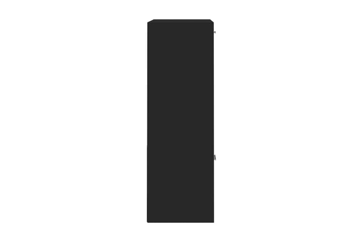 Förvaringsskåp svart högglans 60x29,5x90 cm spånskiva - Svart - Förvaring - Förvaringsmöbler - Byråar