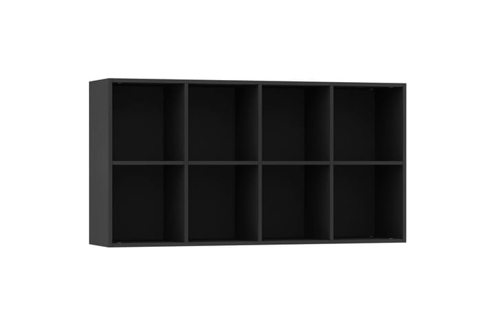 Bokhylla/skänk svart 66x30x130 cm spånskiva - Svart - Förvaring - Förvaringsmöbler - Skänkar & sideboards