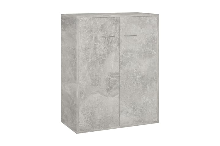 Skänk betonggrå 60x30x75 cm spånskiva - Grå - Förvaring - Förvaringsmöbler - Skänkar & sideboards