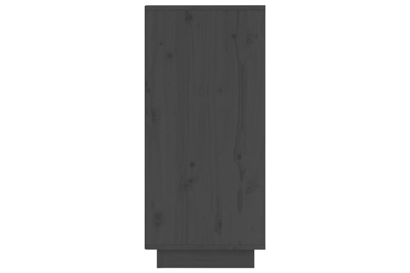 Skänk grå 31,5x34x75 cm massiv furu - Grå - Förvaring - Förvaringsmöbler - Skänkar & sideboards