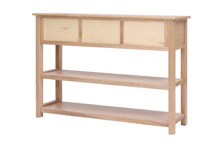 Skänk naturlig 115x30x76 cm trä - Brun - Förvaring - Förvaringsmöbler - Skänkar & sideboards
