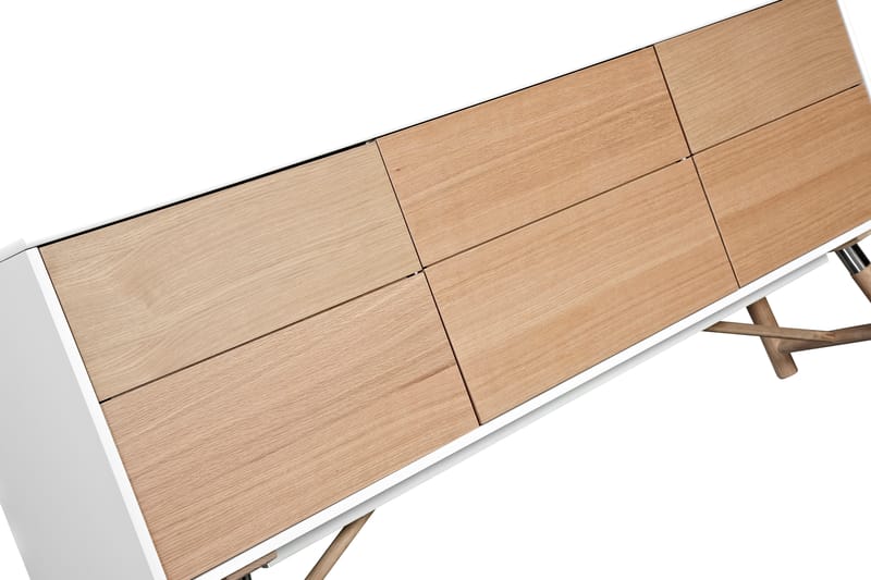 STERN Sideboard 180 Vit/Ek - Förvaring - Förvaringsmöbler - Skänkar & sideboards