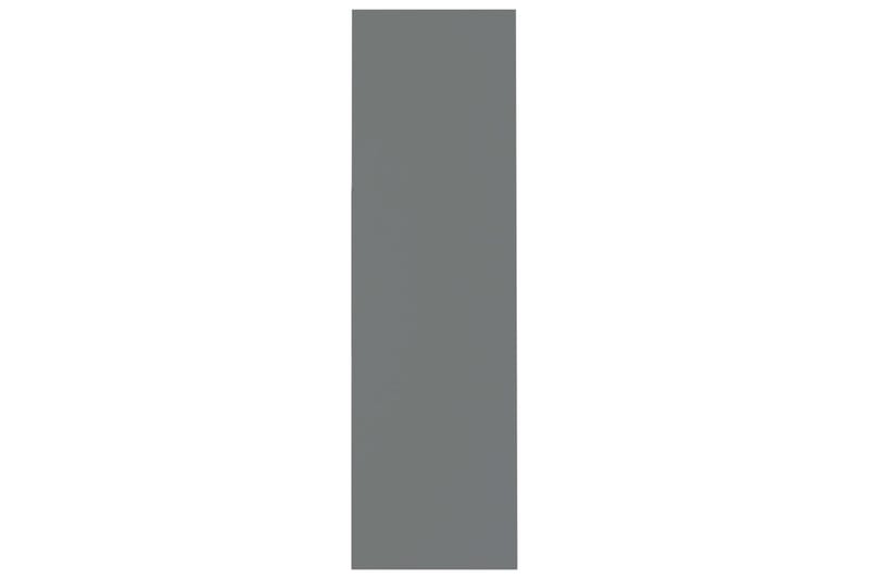 Bokhylla grå 97,5x29,5x100 cm spånskiva - Grå - Förvaring - Hyllor - Bokhylla