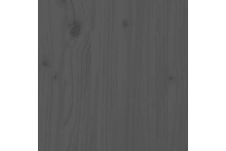 Bokhylla/rumsavdelare grå 60x30x71,5 cm massiv furu - Grå - Förvaring - Hyllor - Bokhylla