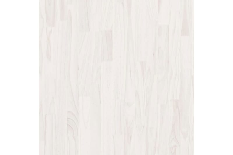 Hög bokhylla vit 100x30x210 cm massiv furu - Vit - Förvaring - Hyllor - Bokhylla