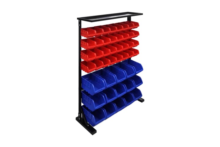 Blå & röd förvaringshylla för garageverktyg - Blå - Förvaring - Hyllor - Förvaringshylla - Lagerhylla