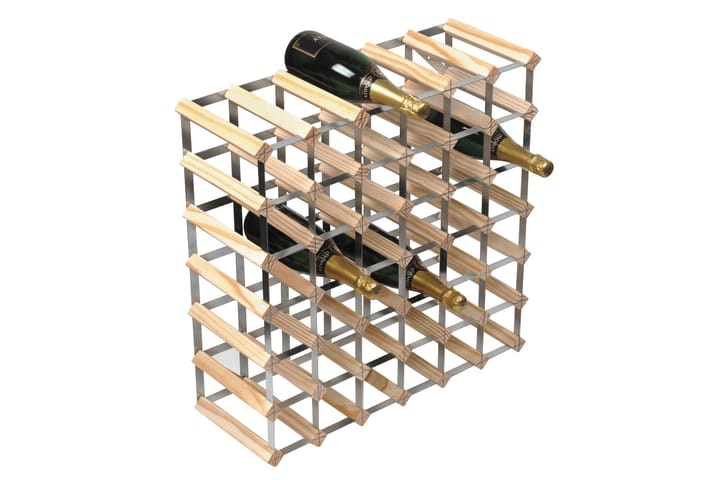 42 Flaskor 6x6 Natur/Galvaniserat stål - RTA Wineracks - Förvaring - Hyllor - Förvaringshylla - Vinställ & vinhylla