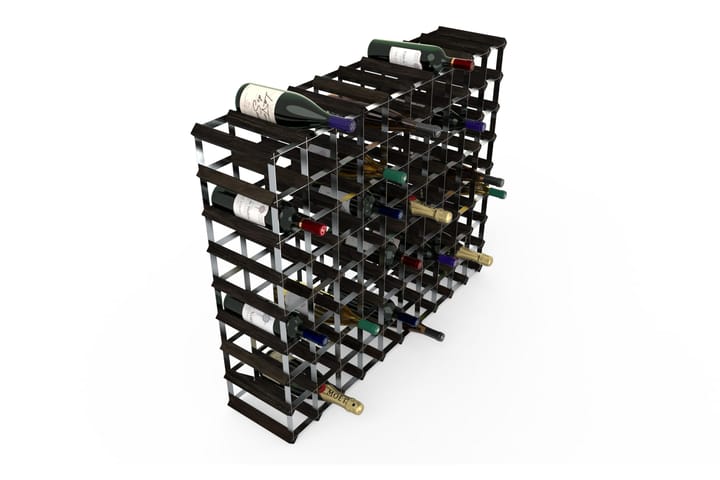 90 Flaskor 10x8 Svart Ask/Galvaniserat stål - RTA Wineracks - Förvaring - Hyllor - Förvaringshylla - Vinställ & vinhylla