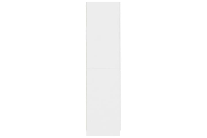Garderob grå högglans 90x52x200 cm spånskiva - Grå - Förvaring - Skor & klädförvaring - Garderober & garderobssystem