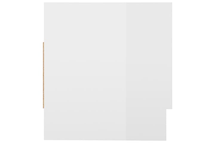 Garderob högglans vit 70x32,5x35 cm spånskiva - Vit - Förvaring - Skor & klädförvaring - Garderober & garderobssystem