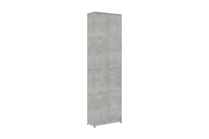 Hallgarderob betonggrå 55x25x189 cm spånskiva - Grå - Möbler - Vardagsrum - Tv-möbler & mediamöbler - Tv-skåp